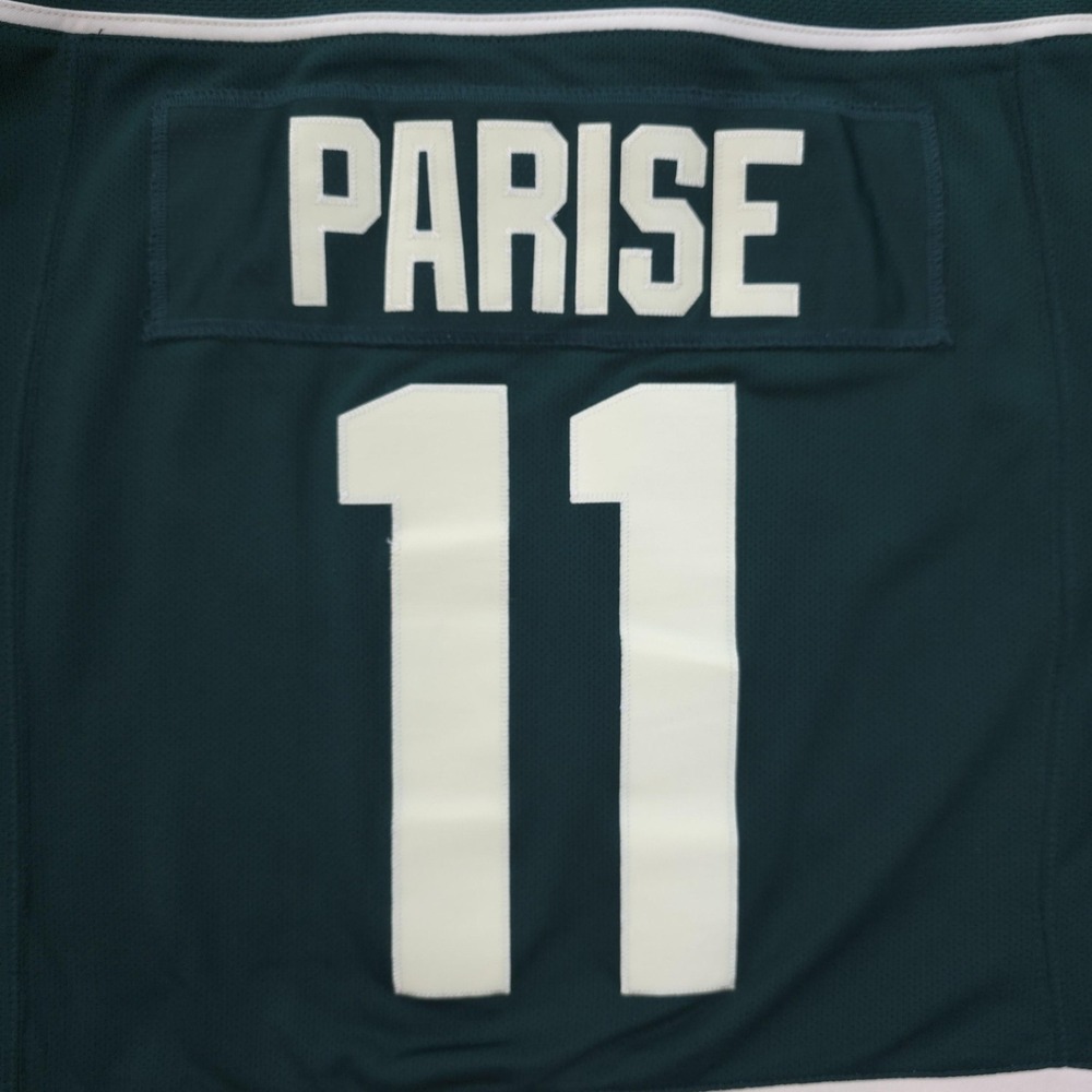 Minnesota Wild Jersey Womens Large Green NHL Ice Hockey Reebok Zach Parise 11 - Picture 8 of 13